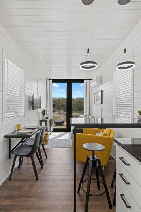 Holiday home New The Yellow Beacon-luxury Shipping Container *